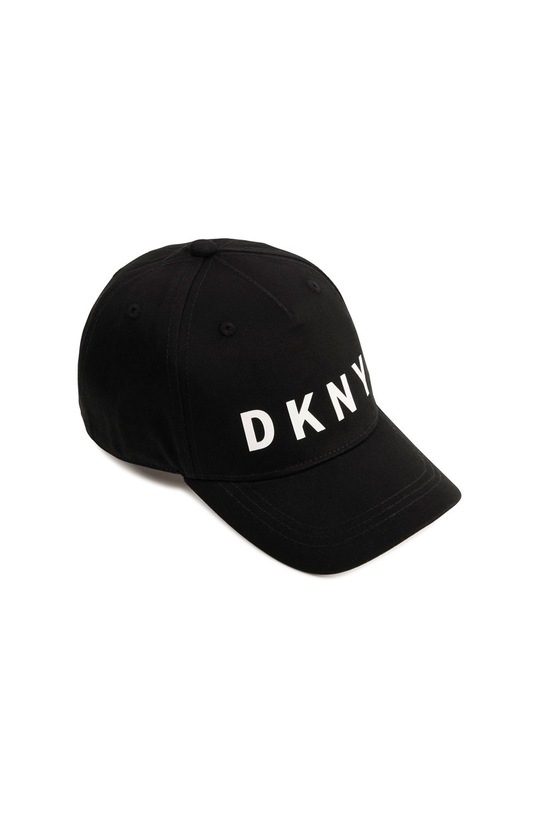 Dkny - Czapka D21188 nadruk czarny D21188