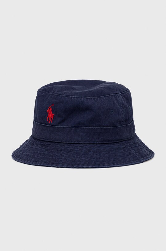 Klobúk Polo Ralph Lauren bavlna tmavomodrá 710798567005
