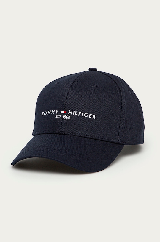 Tommy Hilfiger - Čiapka bavlna tmavomodrá AM0AM07352.4891