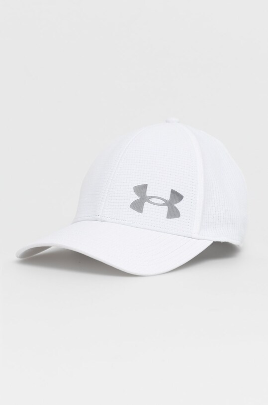 Under Armour șapcă 1361530 bumbac alb 1361530
