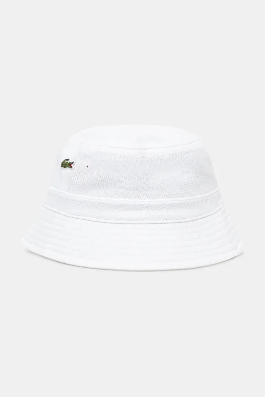 Lacoste kapelusz bawełniany biały RK2056