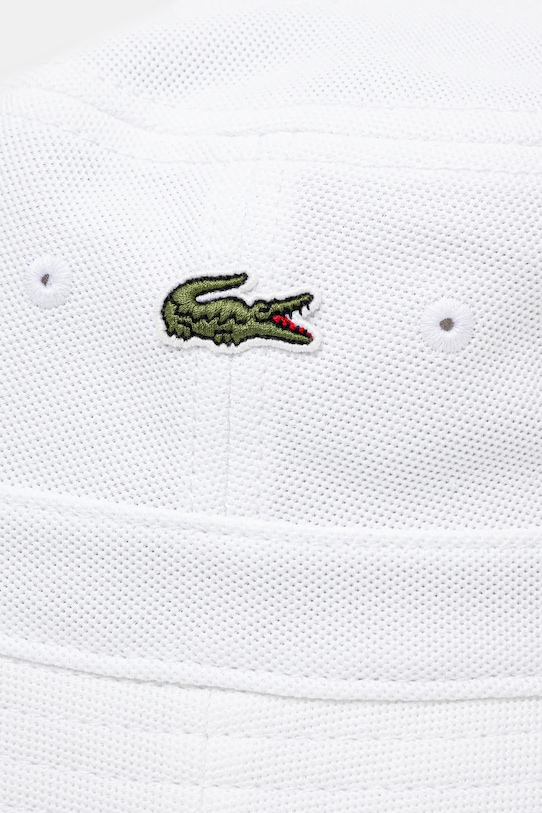 Lacoste kapelusz bawełniany RK2056 biały SS25