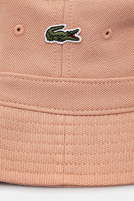 Бавовняний капелюх Lacoste RK2056 помаранчевий SS25