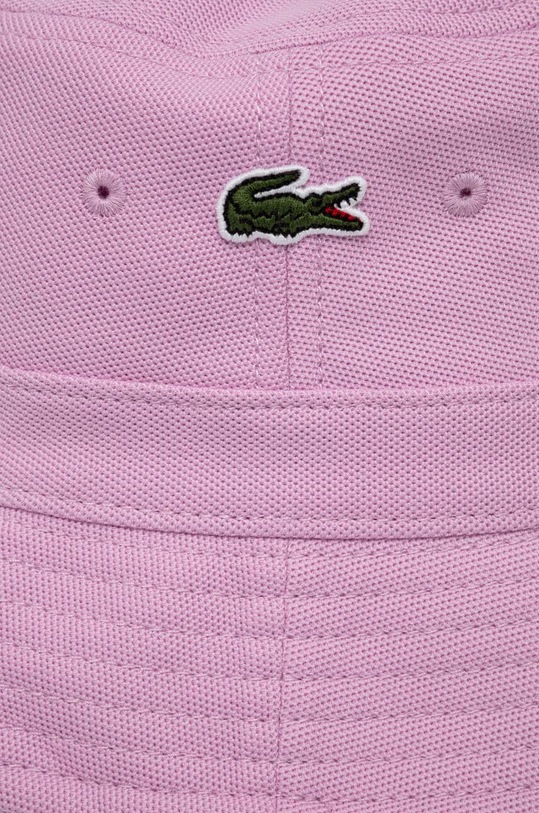Akcesoria Lacoste kapelusz bawełniany RK2056 różowy
