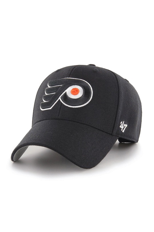 47brand - Kšiltovka NHL Philadelphia Flyers s příměsí vlny černá H.MVP14WBV.BKB.