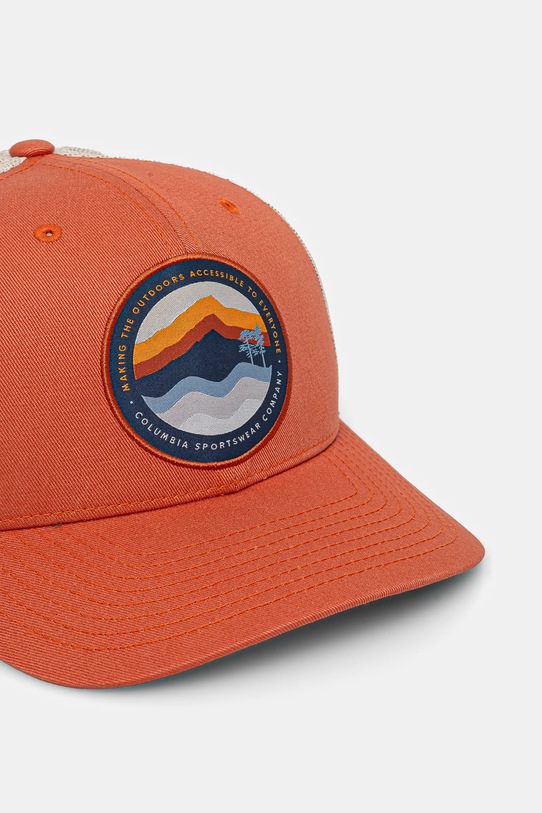 Columbia czapka z daszkiem Mesh Snap Back 1652541 pomarańczowy SS25
