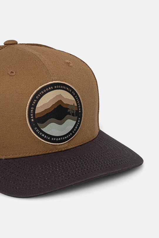 Columbia czapka z daszkiem Mesh Snap Back 1652541 brązowy SS25
