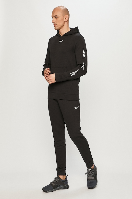 Reebok - Dres GL3159 dzianina czarny GL3159