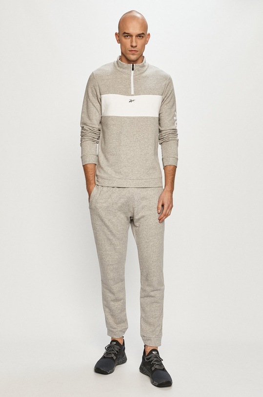 Reebok - Dres GN2209 dzianina szary GN2209