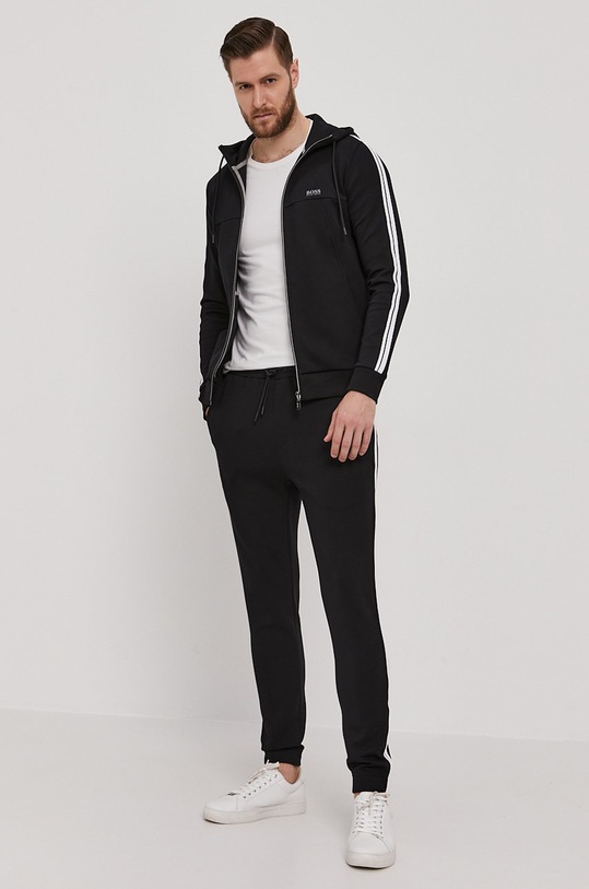 Boss Compleu Athleisure tricotaj negru 50450711