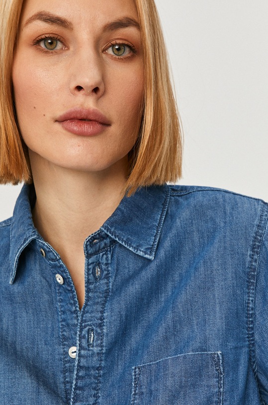 Pepe Jeans - Camasa Allison albastru PL303933.000