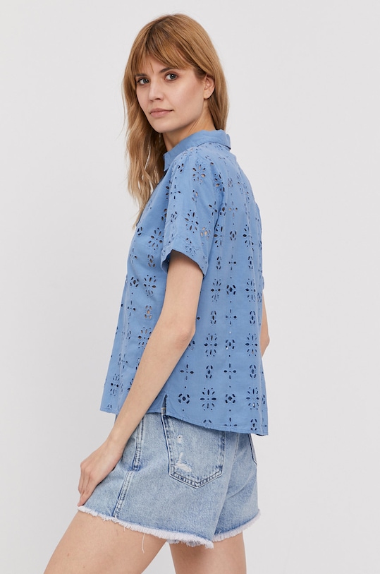 Bavlnená košeľa Pepe Jeans modrá PL303978.545