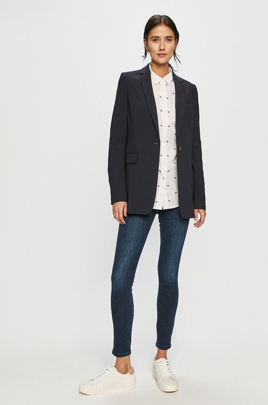 Oblečení Tommy Hilfiger - Bavlněná košile WW0WW27486.4891 bílá