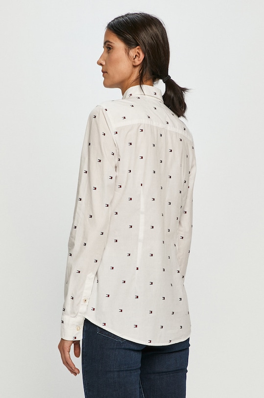 Tommy Hilfiger - Bavlnená košeľa biela WW0WW27486.4891