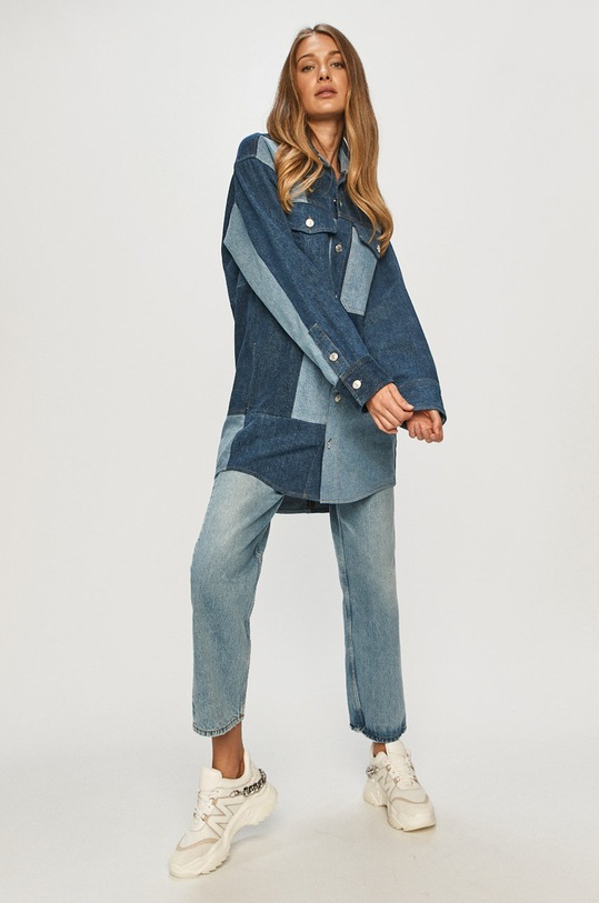 The Kooples - Camasa lung albastru FCCD22058J