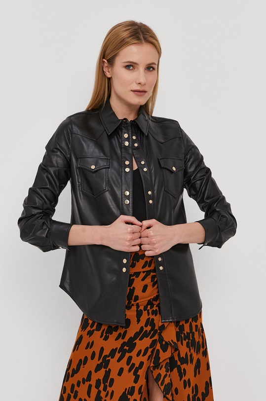Pinko Koszula regular czarny 1G1613.Y6X2