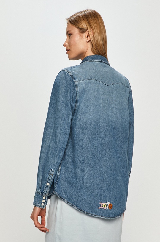 Îmbrăcăminte Wrangler - Camasa jeans W5Q1LW87A albastru