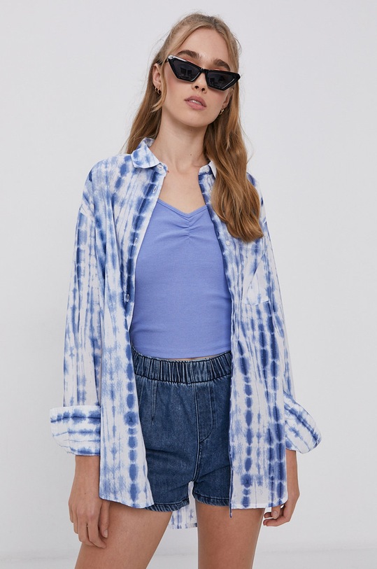 Tally Weijl Koszula wzorzyste niebieski SWSCOBALILA