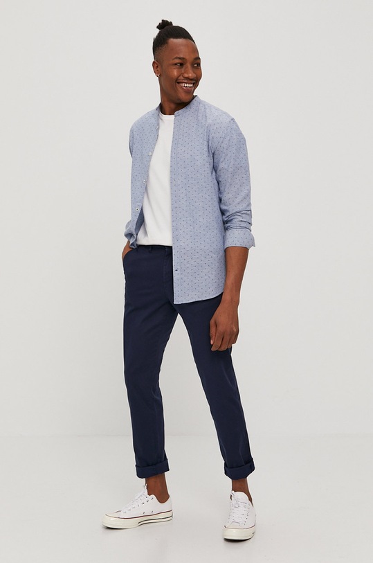 Odzież Jack & Jones Koszula 12181542 fioletowy