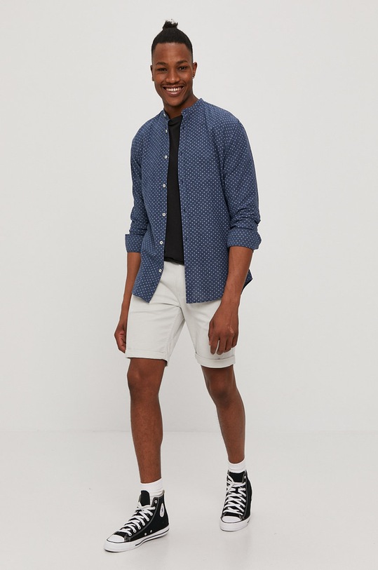 Odzież Jack & Jones Koszula 12181542 granatowy