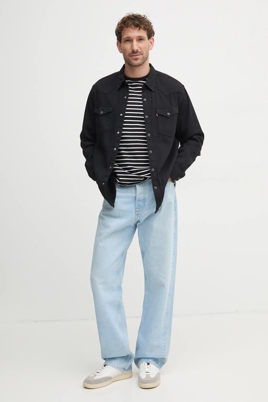 Levi's - Koszula jeansowa 85744.0002 czarny AW23