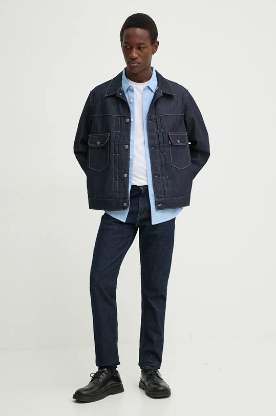 Levi's - Βαμβακερό πουκάμισο 86625.0005 μπλε AW23