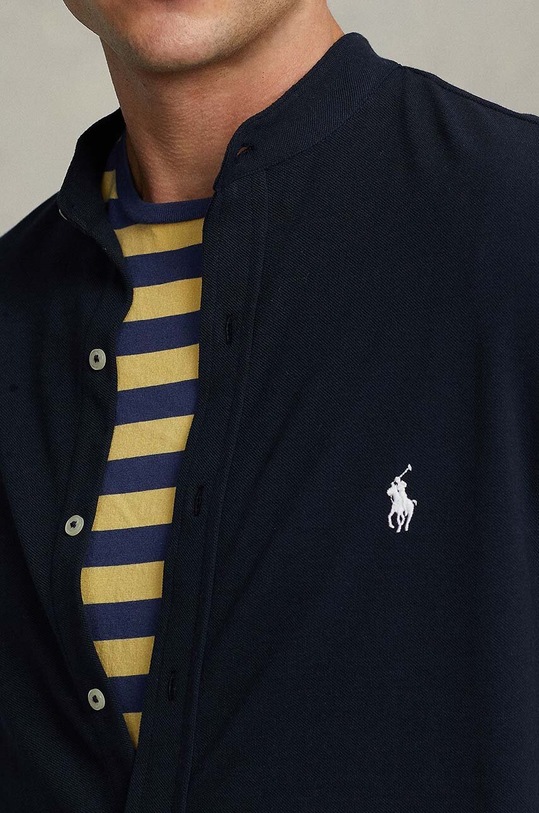 Polo Ralph Lauren - Βαμβακερό πουκάμισο σκούρο μπλε 710742468003