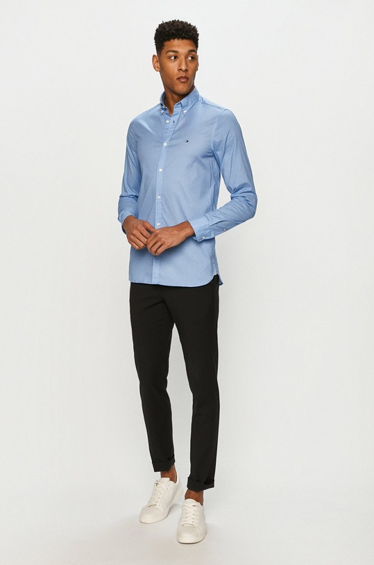 Tommy Hilfiger - Koszula MW0MW17575.4891 niebieski SS21