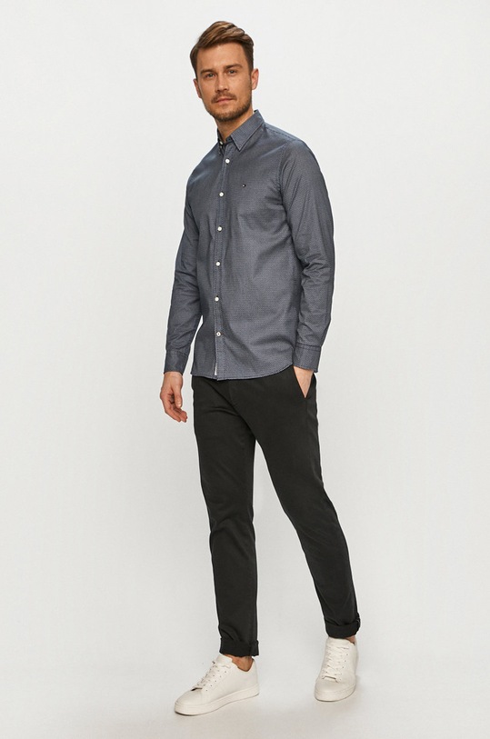 Odzież Tommy Hilfiger - Koszula MW0MW17574.4891 granatowy