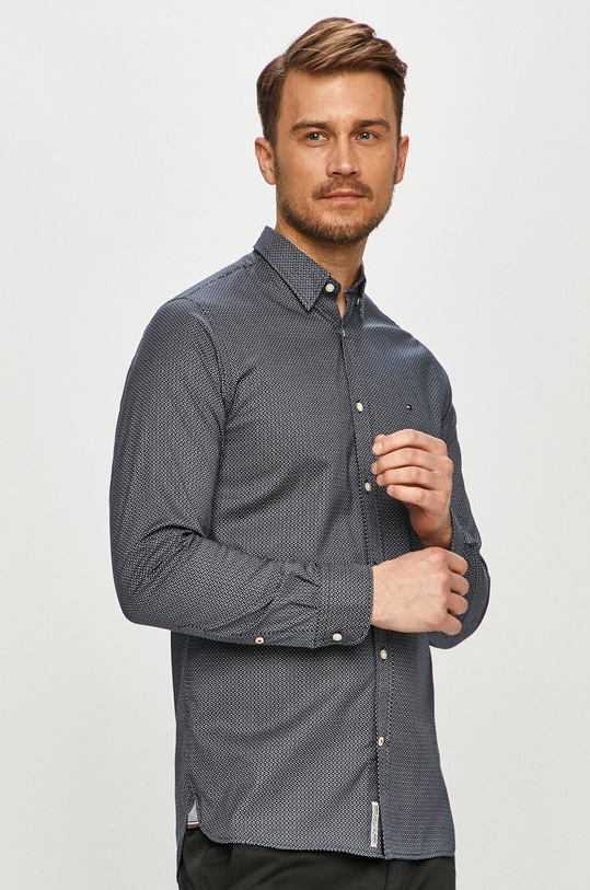 Tommy Hilfiger - Koszula MW0MW17574.4891 granatowy