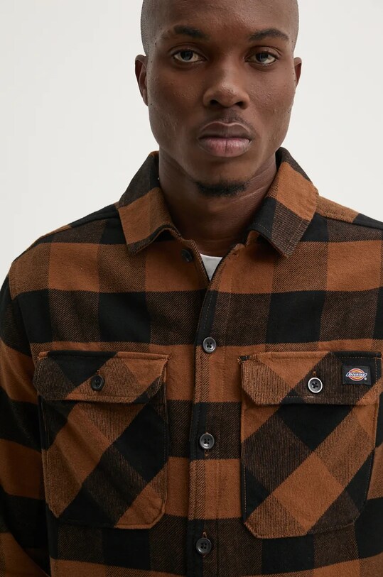 Рубашка Dickies DK0A4XDZBLK коричневый