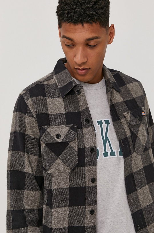 Ruházat Dickies pamut ing DK0A4XDZGYM szürke