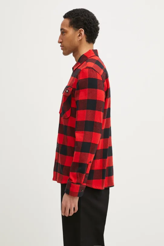 Dickies shirt DK0A4XDZRDX red AW24