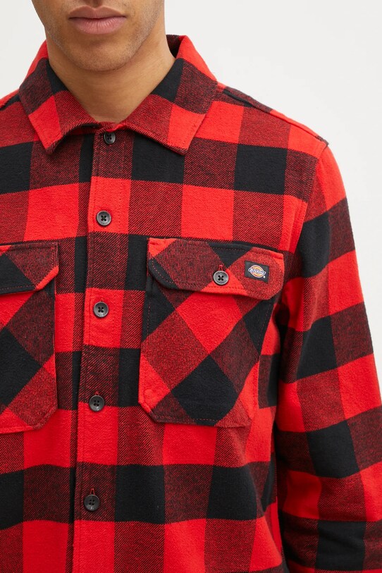 Dickies camicia rosso DK0A4XDZRDX