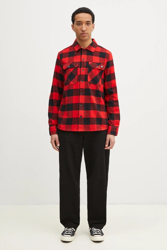 Dickies Koszula DK0A4XDZRDX czerwony