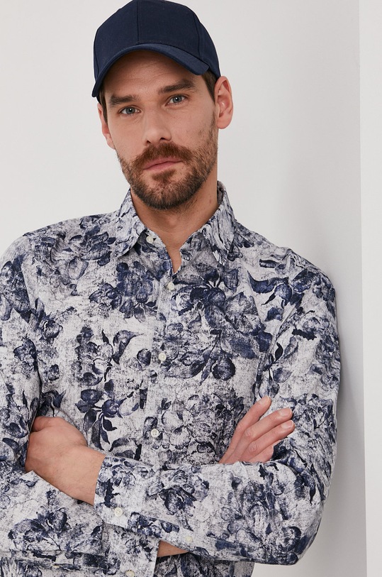 Strellson Koszula wzorzyste granatowy 30024858