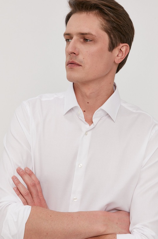 Strellson Koszula bawełna biały 30026164
