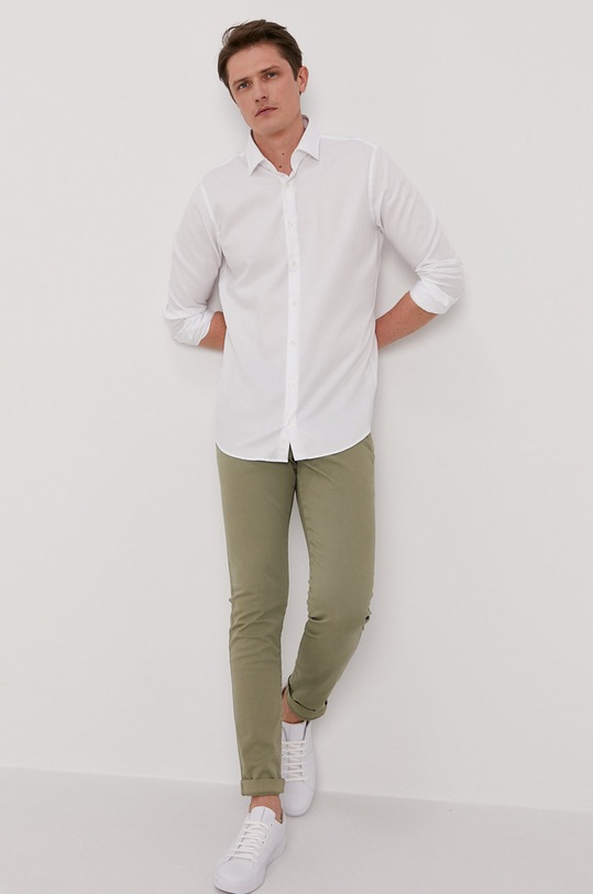 Odzież Strellson Koszula 30026164 biały
