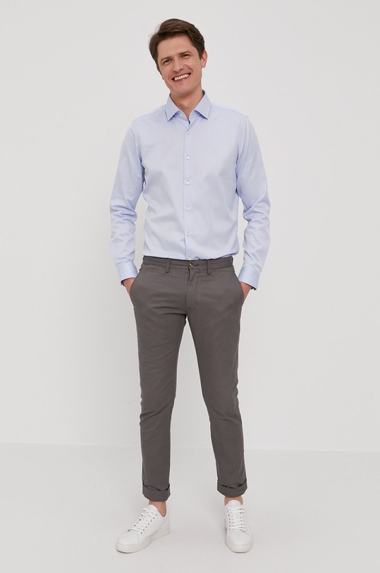 Odzież Strellson Koszula 30026168 niebieski