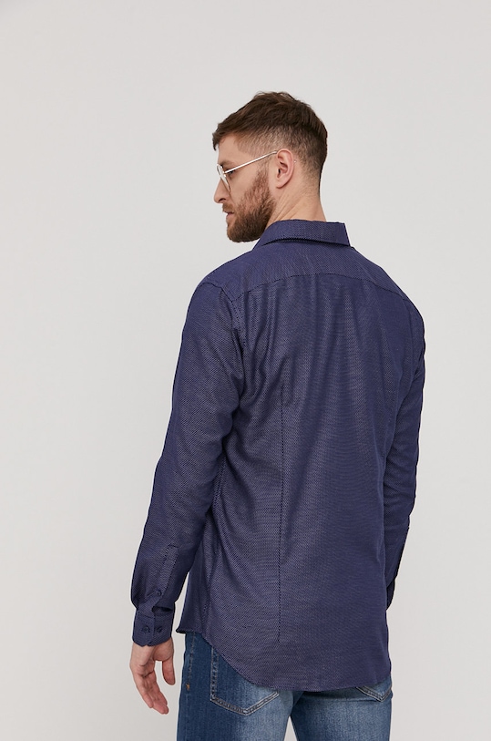 Strellson Koszula bawełniana granatowy 30020131