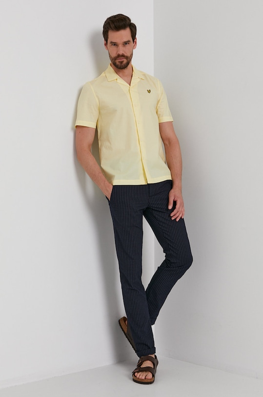 Oblečení Košile Lyle & Scott SW1400V.W325 žlutá