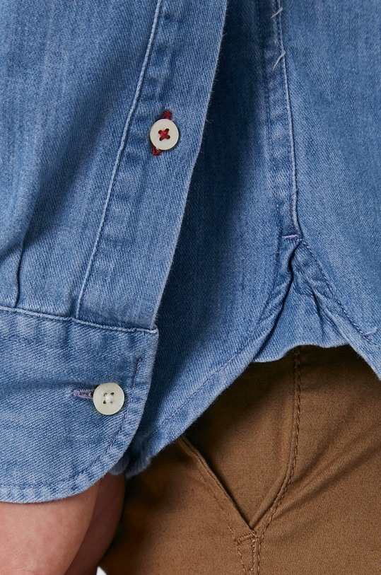 Tommy Hilfiger Koszula bawełniana jeansowa MW0MW17584.4891