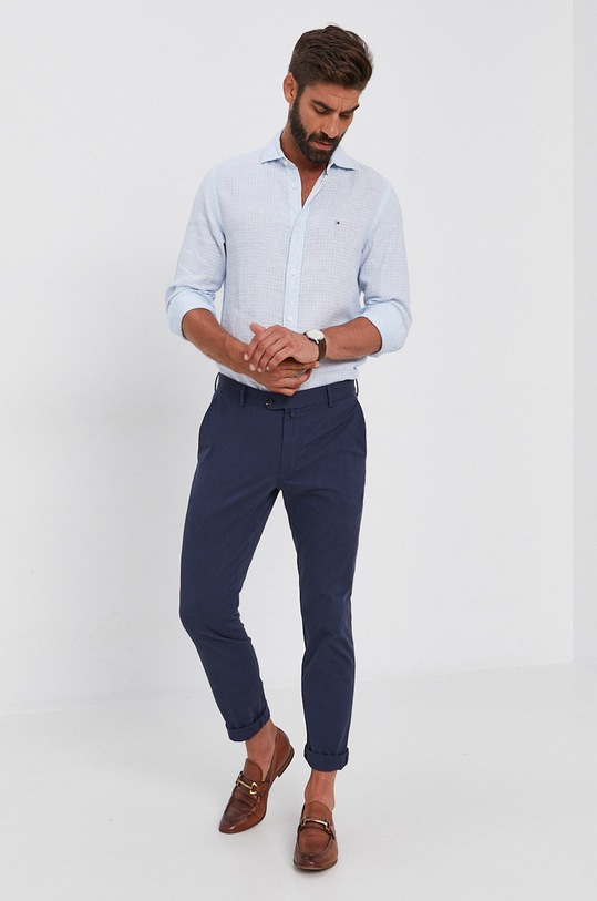 Odzież Tommy Hilfiger Koszula MW0MW17648.4891 niebieski