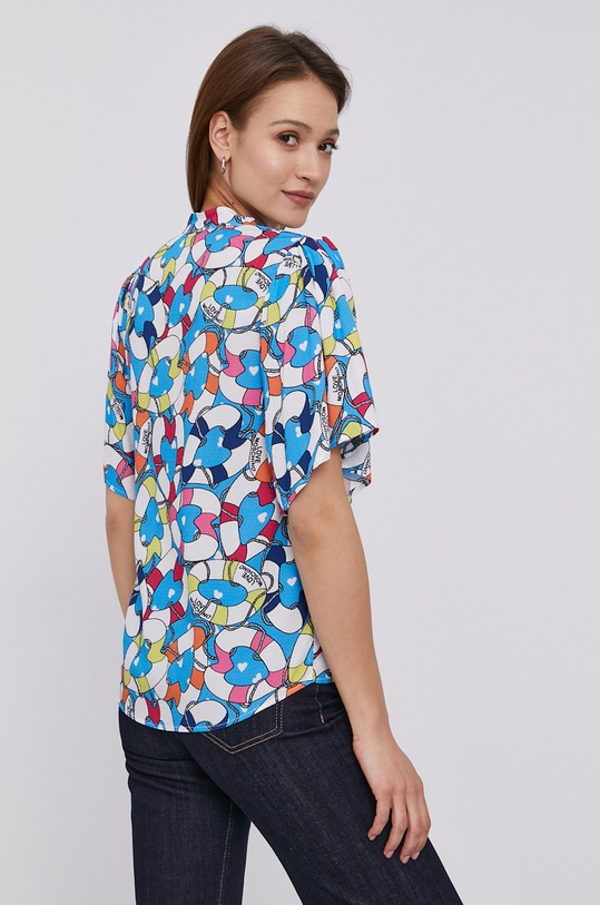 Srajca Love Moschino modra W.C.E08.00.T.109A