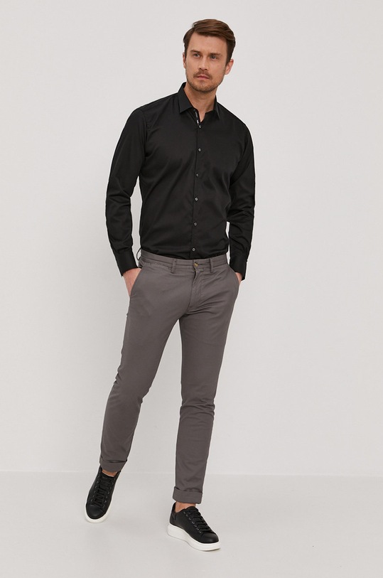 Îmbrăcăminte Karl Lagerfeld Cămașă din bumbac 511699.605103 negru