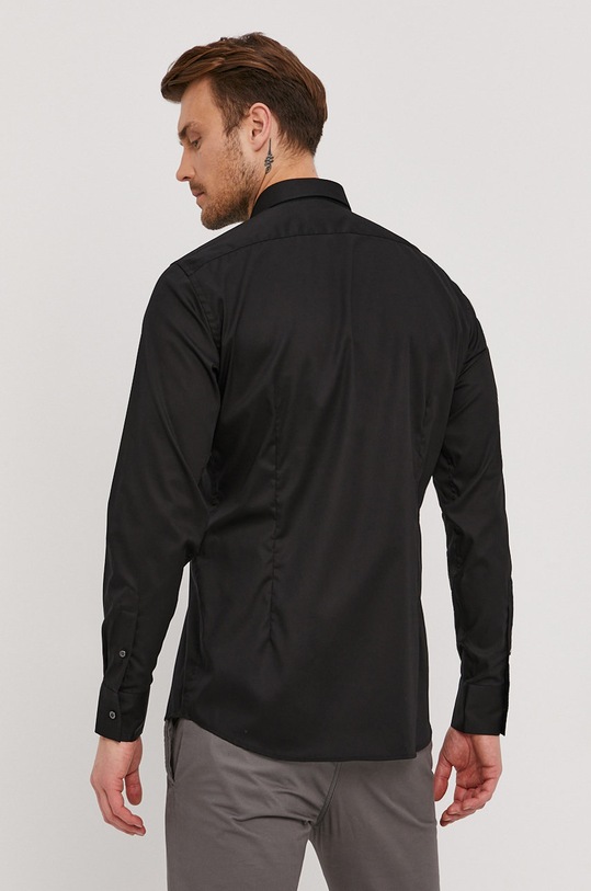 Karl Lagerfeld Cămașă din bumbac negru 511699.605103