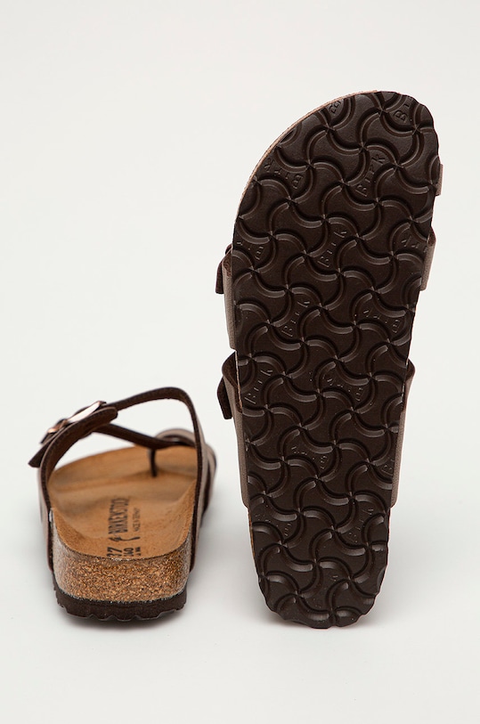 Obuwie Birkenstock klapki Mayari 71063 brązowy