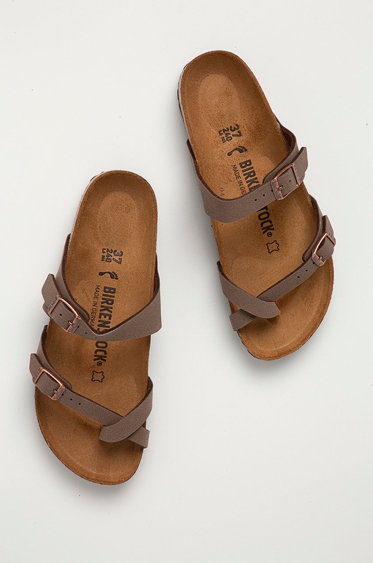 Birkenstock klapki Mayari brązowy 71063