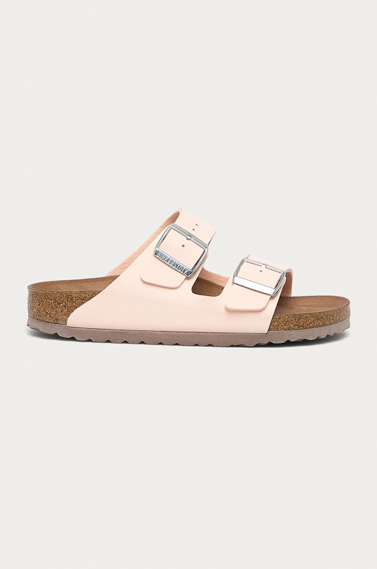 Pantofle Birkenstock Arizona imitace kůže růžová 1019635
