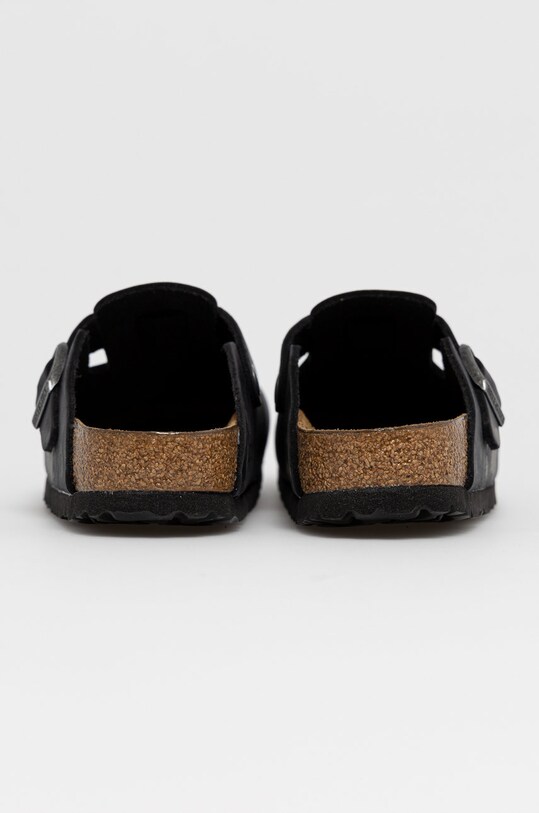 Obuv Kožené šľapky Birkenstock Boston 59463 čierna